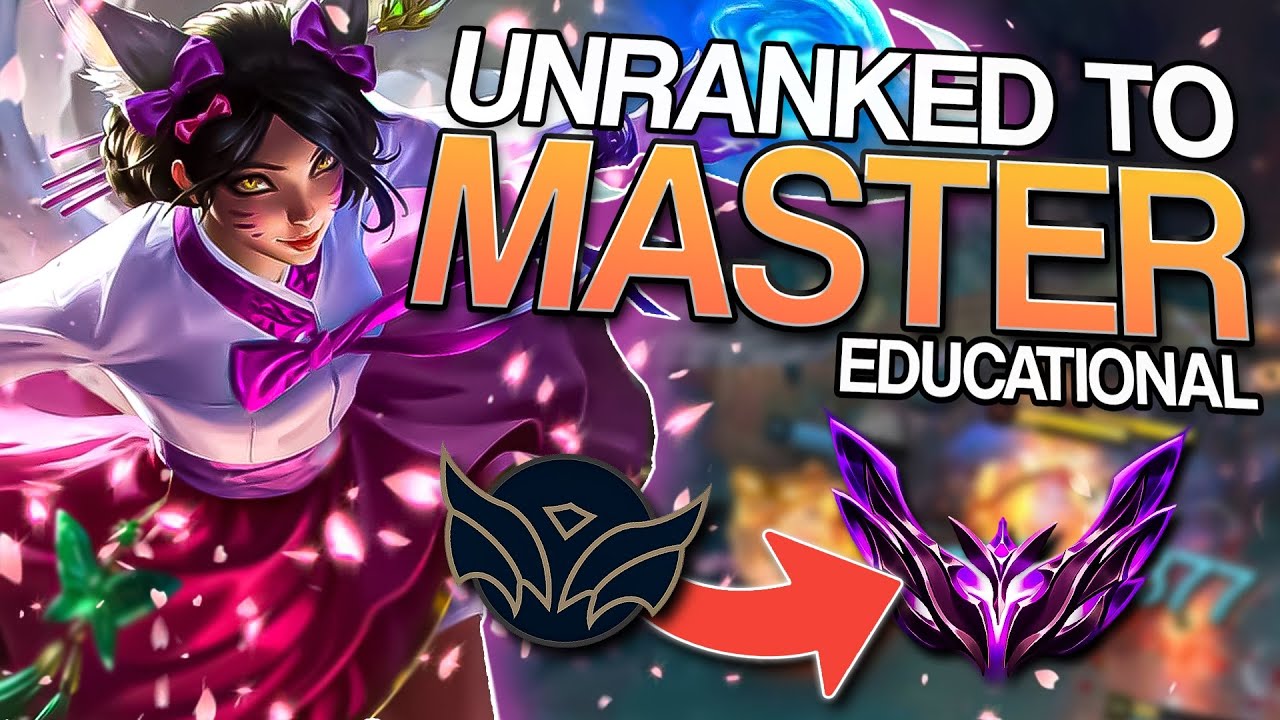 Educational unranked to master - ahri mid gameplay guide
