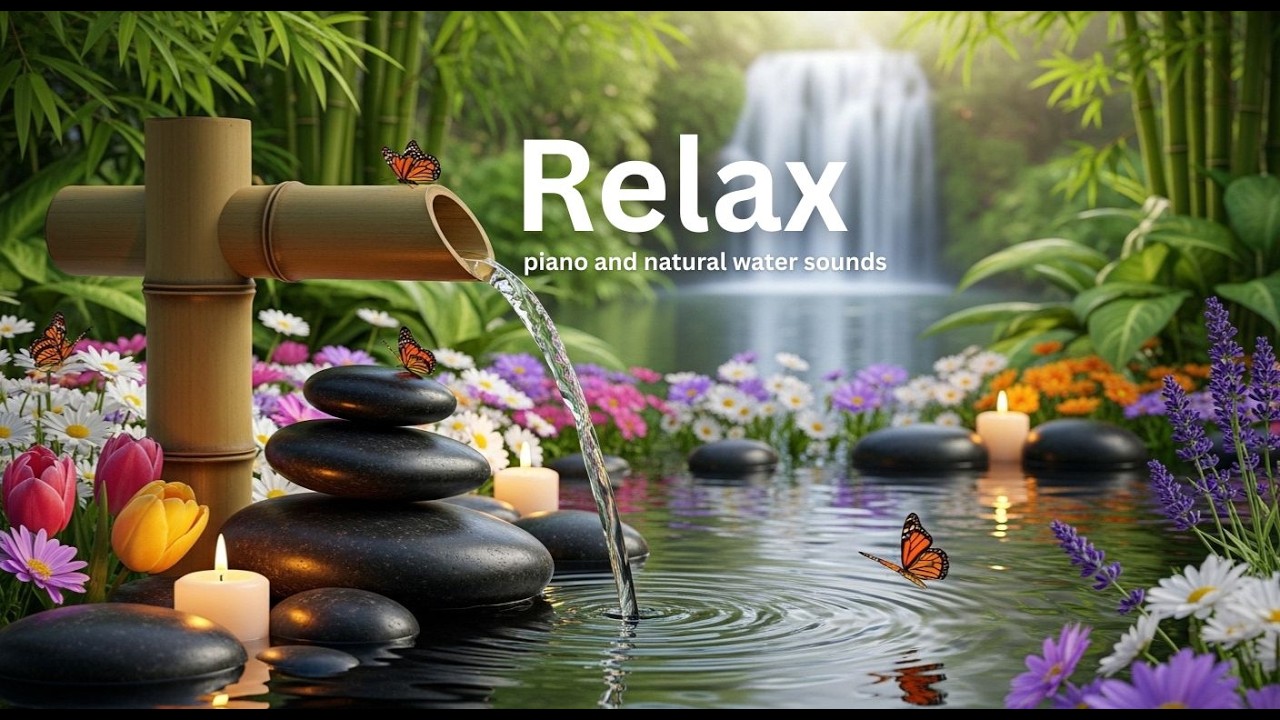 Healing Piano Music with Water Sounds | Deep Relaxation & Inner Peace