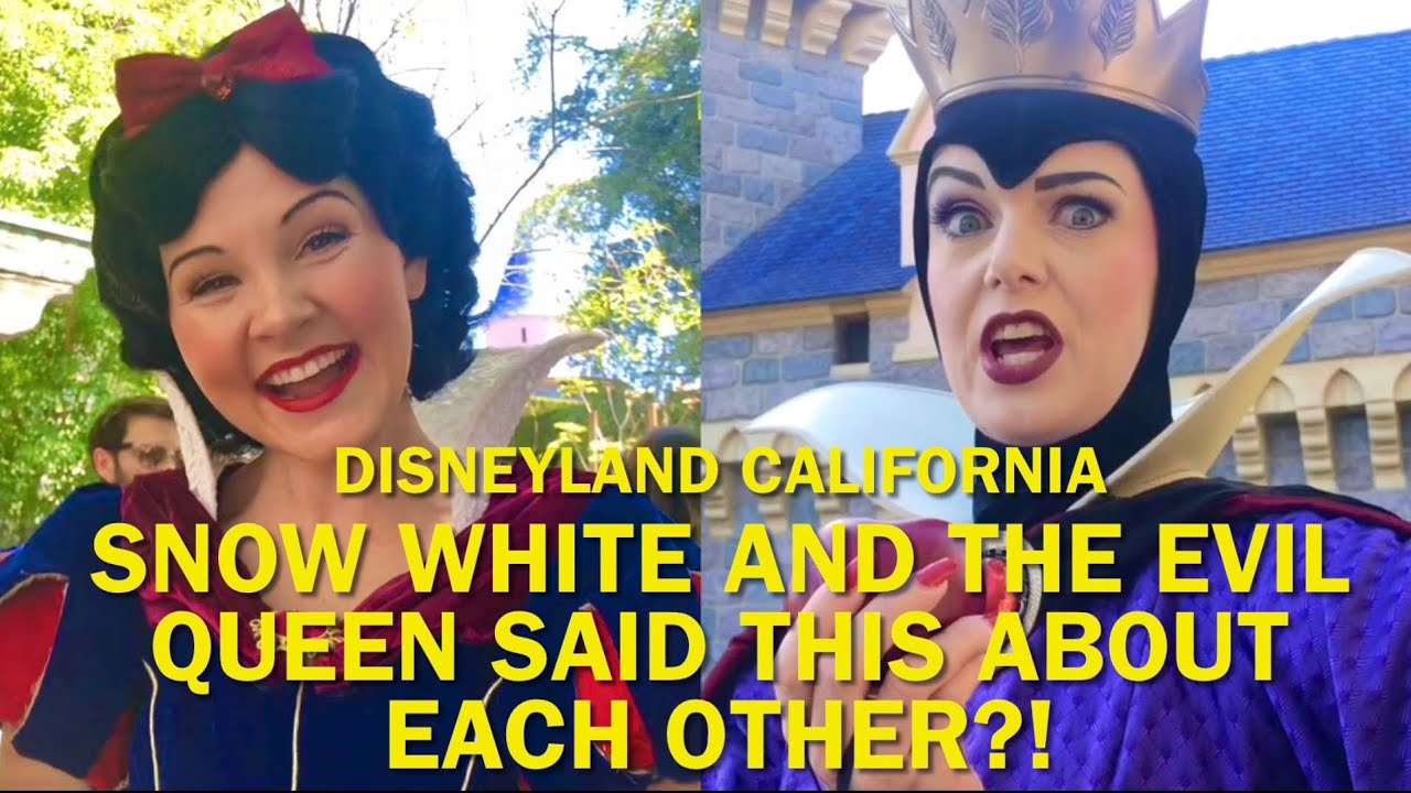 Snow White and the Evil Queen Said THIS About Each Other?! Insults & More! Disneyland 2023 #disney
