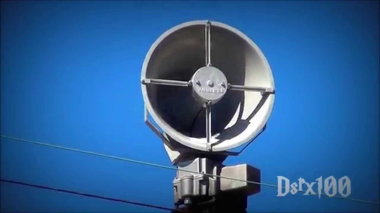 Whelen Hornet, Full Alert (560 Hz): West Baden, Indiana (Orange Co. Tornado Siren Test, HD)