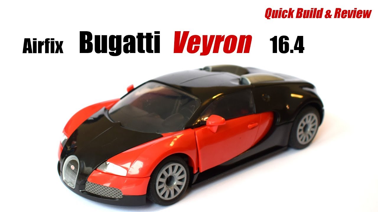 Airfix QUICK BUILD Bugatti Veyron 16.4 - Build & Review - Construction Kit