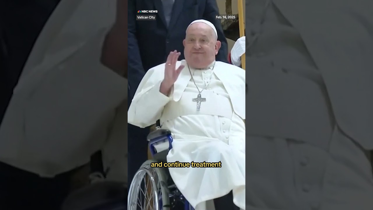 Pope Francis hospitalized for treatment of bronchitis