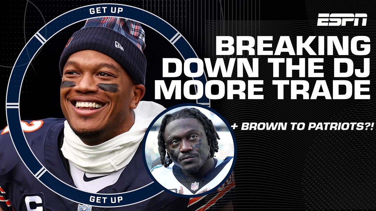How DJ Moore will impact Josh Allen + Should the Patriots be eyeing A.J. Brown? 👀 | Get Up