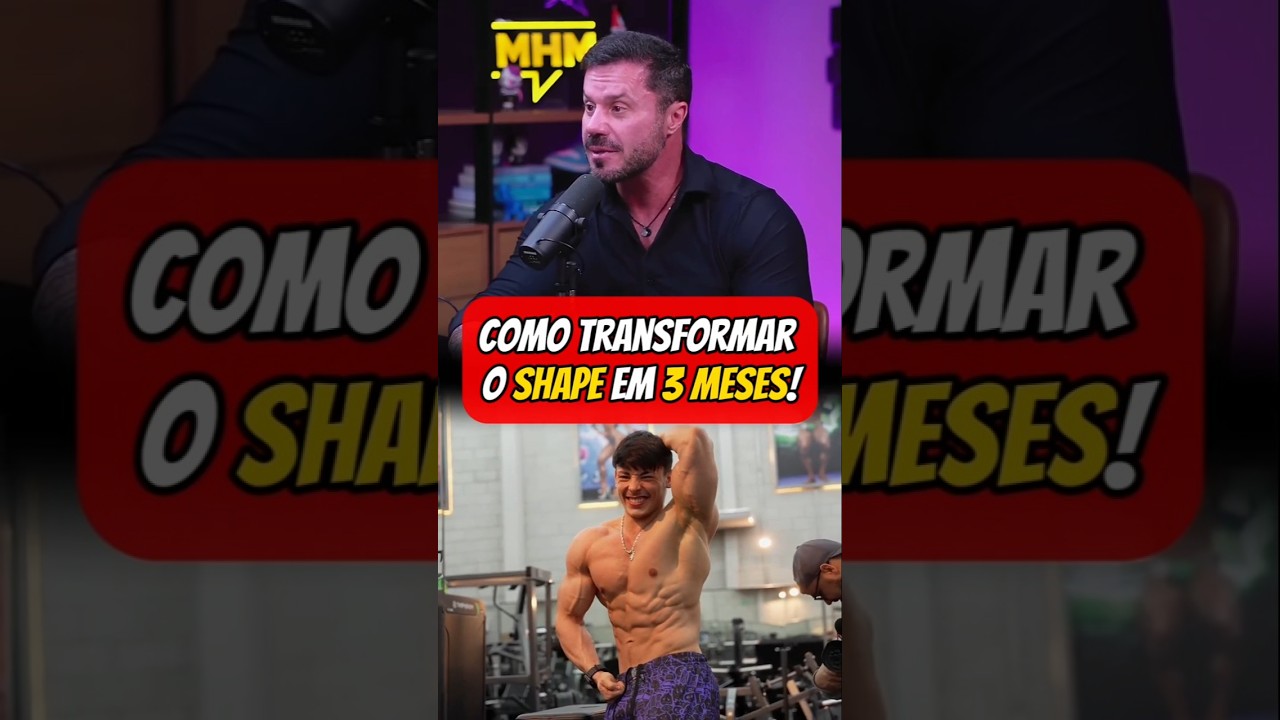 📍Shape em 3 MESES? #renatocariani #muscula&ccedil;&atilde;o #treino #academia #hipertrofia #fitness