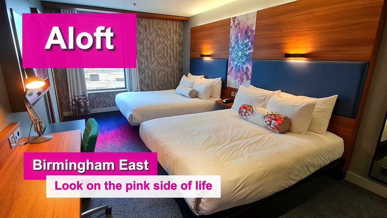 Aloft hotel | Birmingham | Pretty in pink!