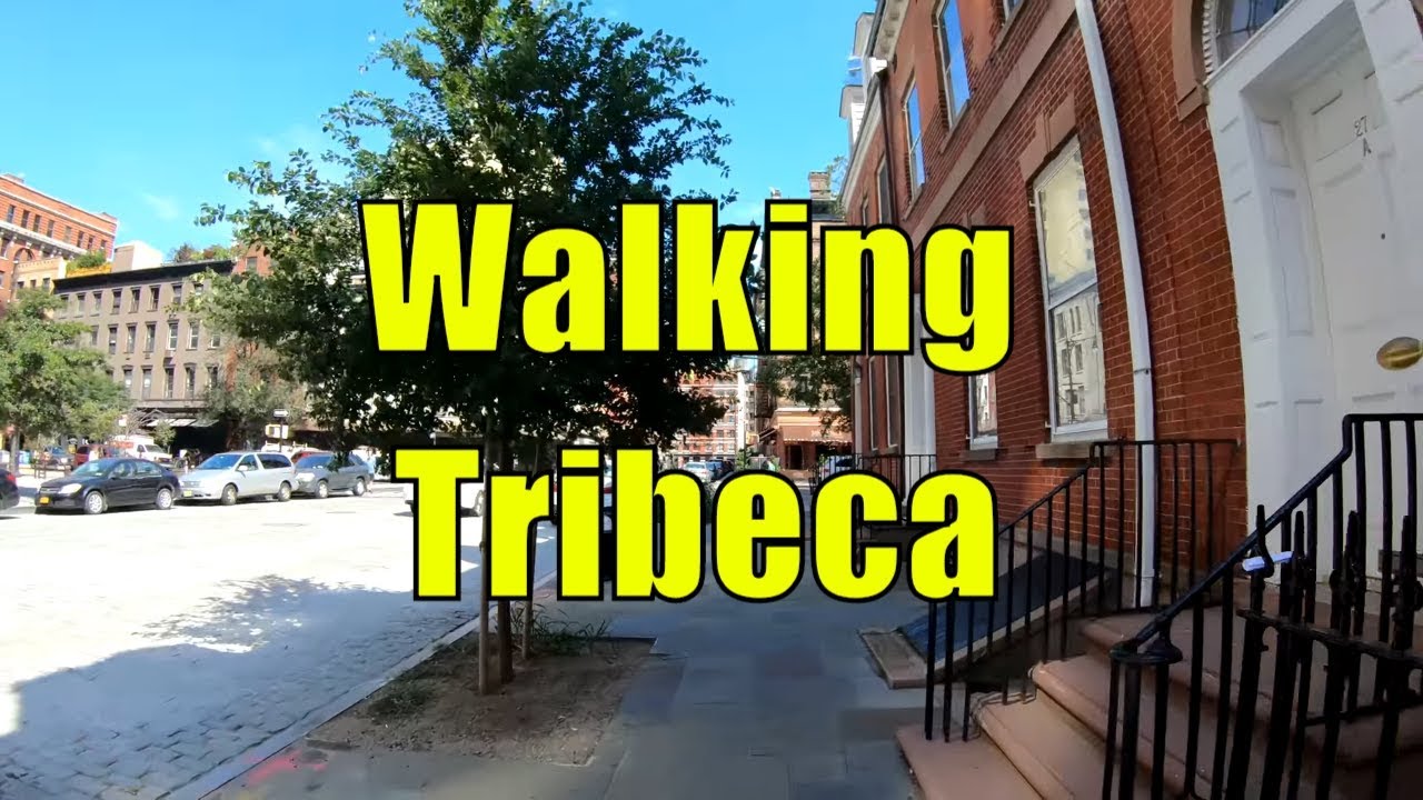 ⁴ᴷ Walking Tour of Tribeca, Manhattan, NYC (Triangle Below Canal Street)
