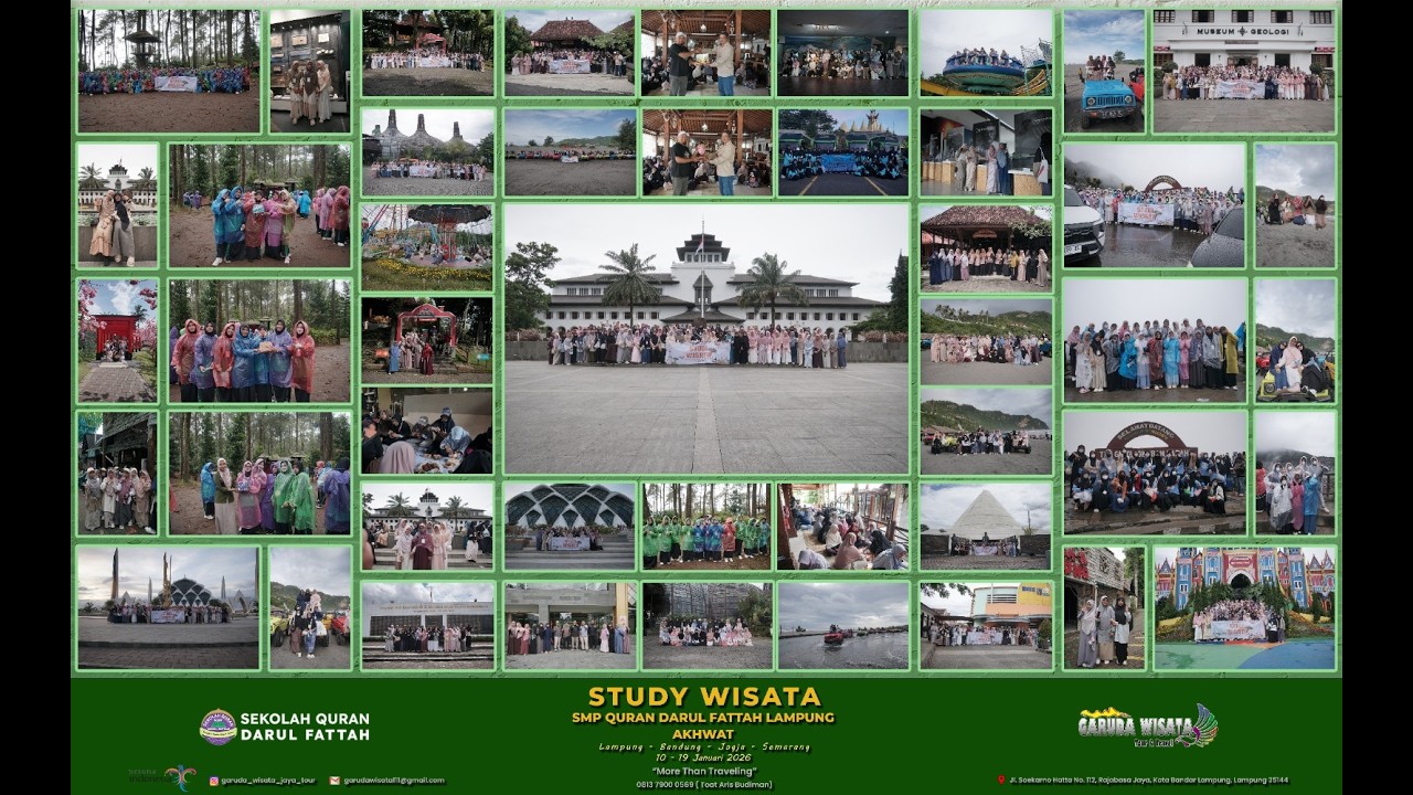 STUDY WISATA SEKOLAH DARUL FATTAH AKHWAT - GARUDA WISATA 2026