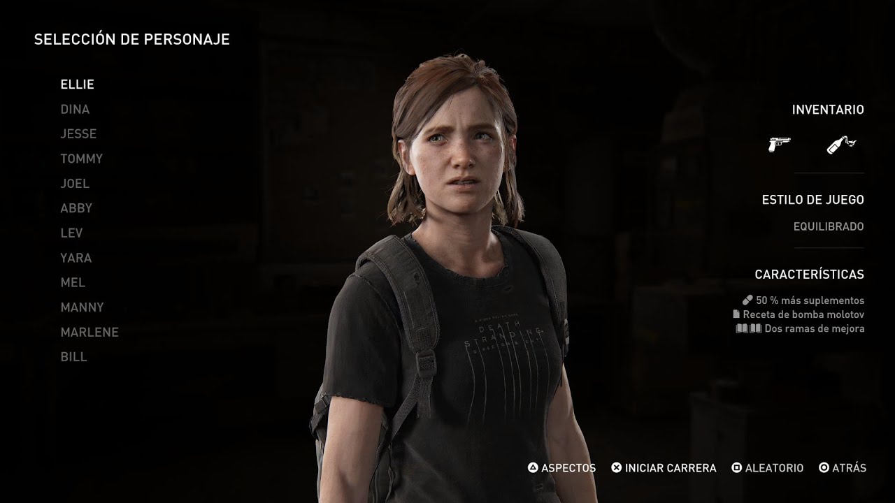 The Last of Us Part II Remastered Sin Retorno con Ellie con aspecto de DEATH STRANDING