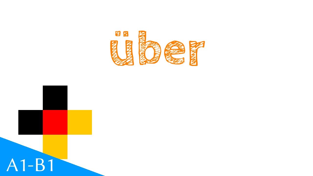 Lerne Deutsch:  &uuml;ber + 10 S&auml;tze + &Uuml;bersetzung in den Untertiteln