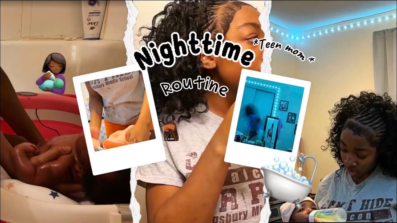 Nighttime Routine With My Newborn | Teen Mom Life