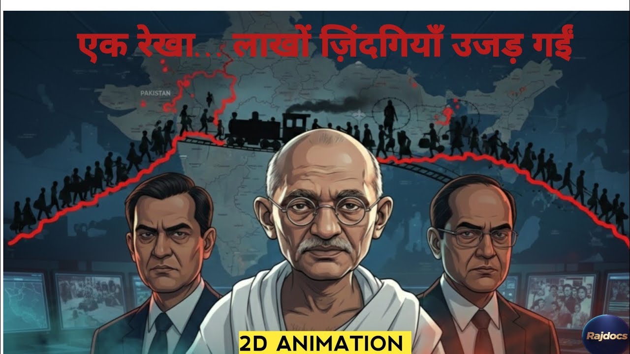 भारत का विभाजन 1947: रेडक्लिफ लाइन से मौत की ट्रेन तक  अनकही क्रूर सच्चाइयाँ |