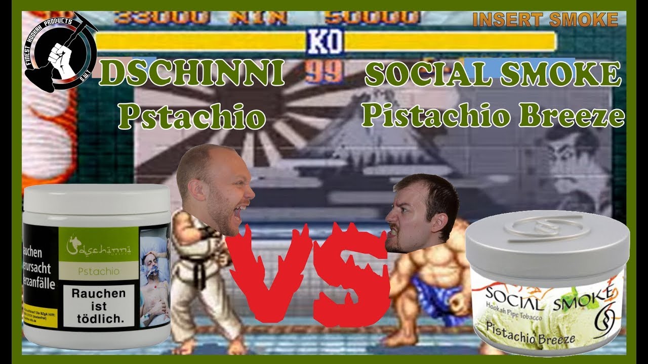 Dschinni Pstachio vs Social Smoke Pistachio Breeze