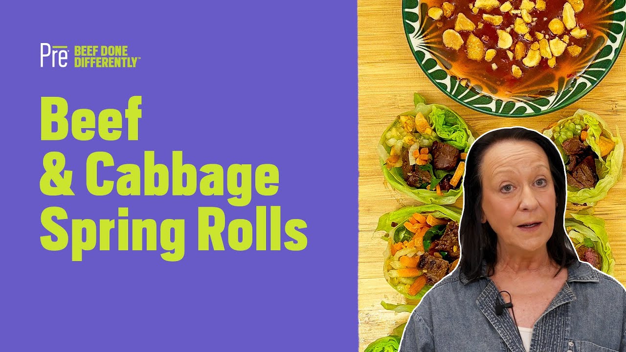 Beef & Cabbage Spring Rolls