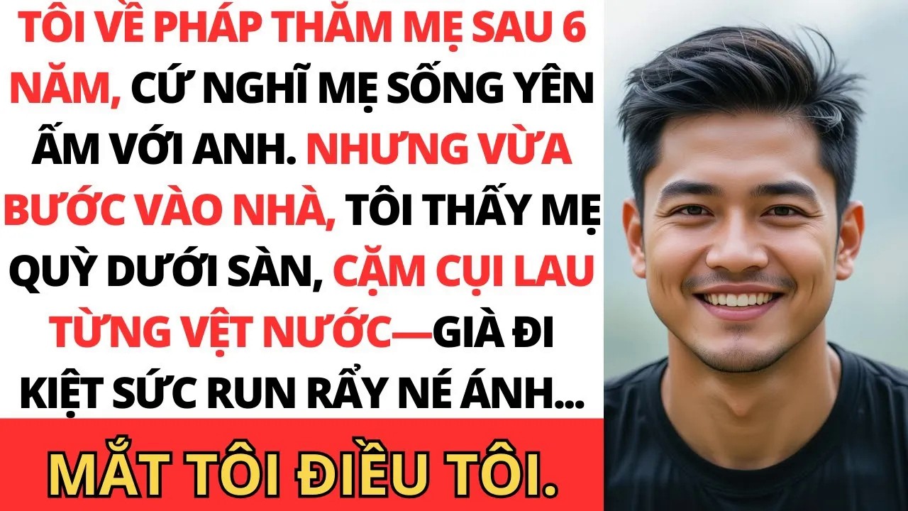 Tôi tới thăm Mẹ đang sống với Anh ở Pháp. Rồi tôi biết Mẹ bị đối xử như người giúp việc bếp núc...