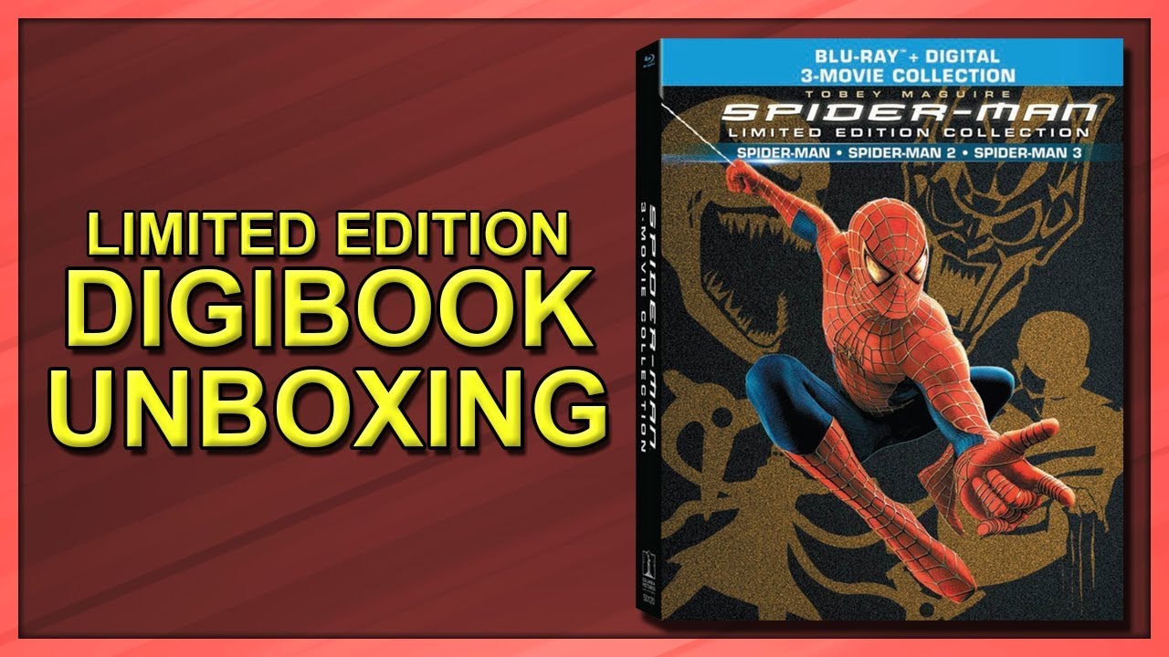 Spider-Man: 3-Movie Limited Edition Collection Blu-ray Digibook Unboxing