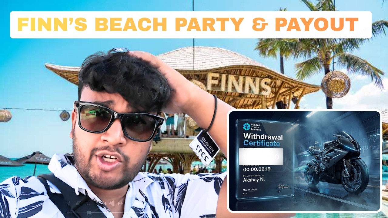 Funded Trader Markets Payout in Bali 🇮🇩 | Got Paid at Finns Beach Club in 15 Minutes 💸