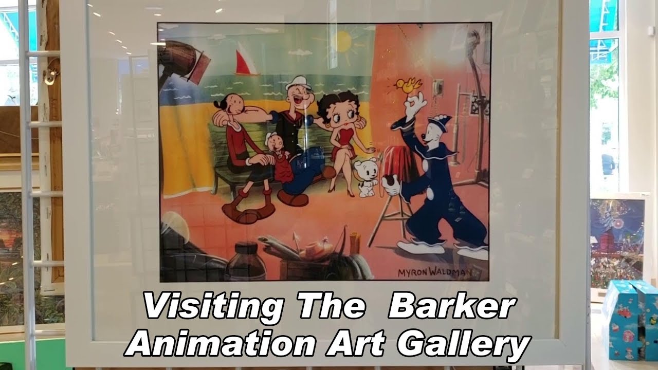 Visiting The  Barker Animation Art Gallery