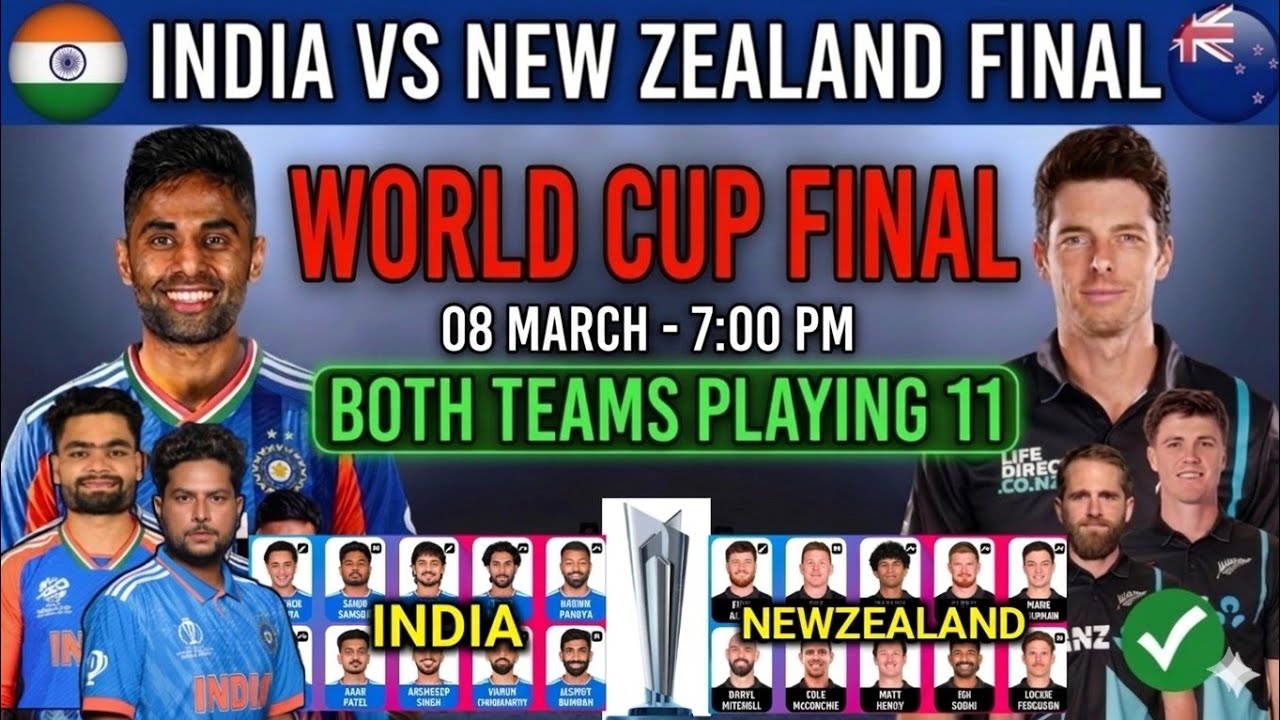 India vs New Zealand Final Playing Xi? বরুন না কুলদীপ সুযোগ পাবে ? অভিষেক কী খেলবে? প্রথম ব্যাটিং 