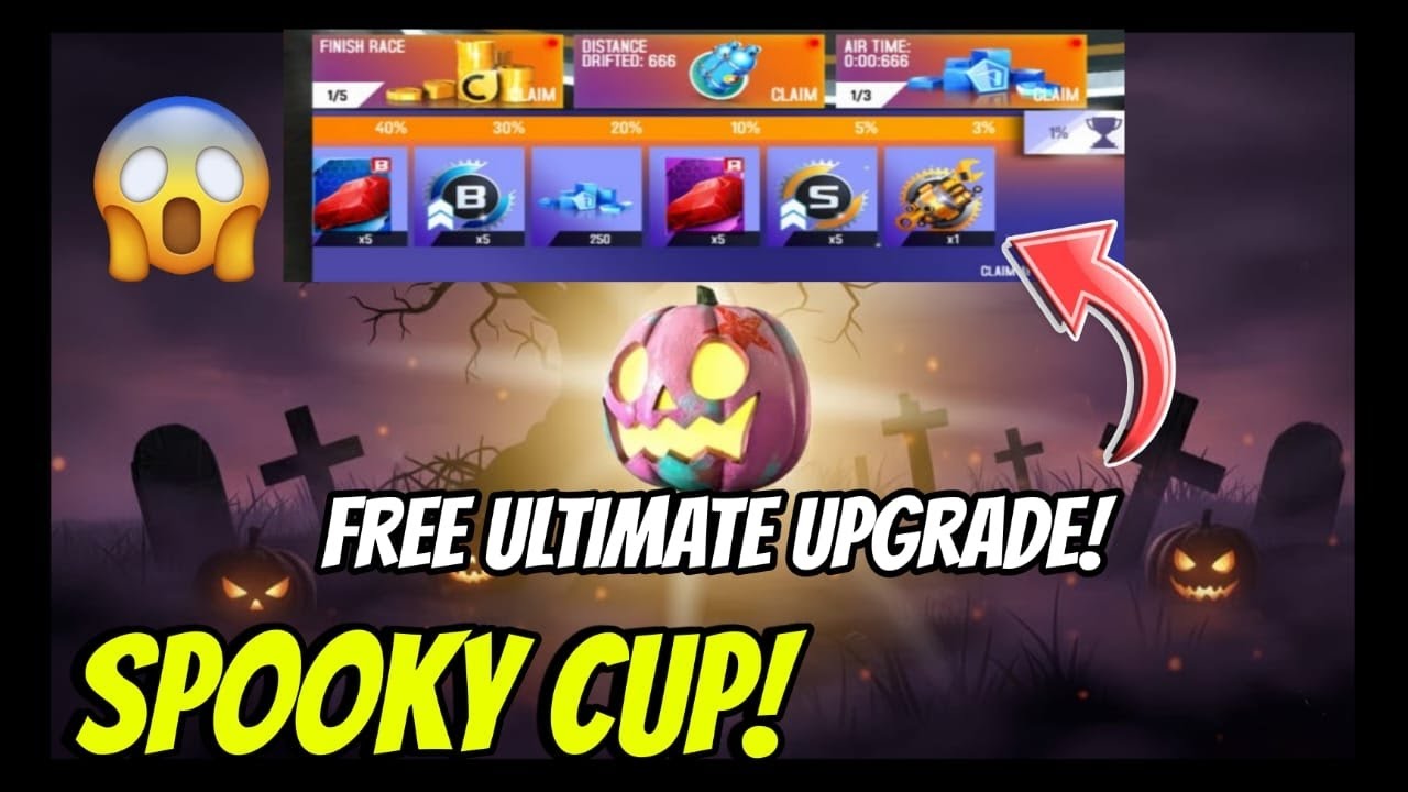 🔥 Free Ultimate Upgrade 😱 Spooky Cup Reference Lap Mountain City Rally | Asphalt 8