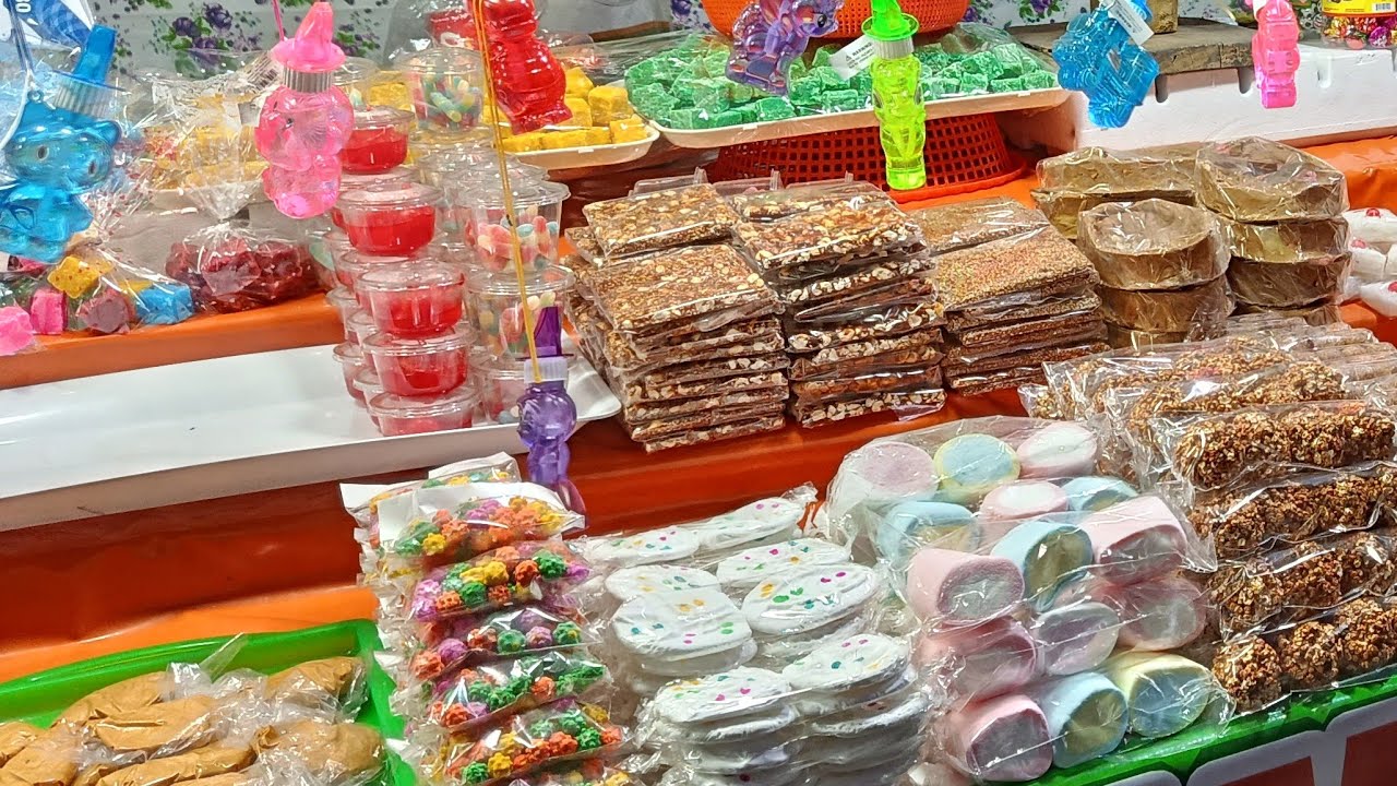 Buscando DULCES en la FERIA🎡en EL SALVADOR 🇸🇻