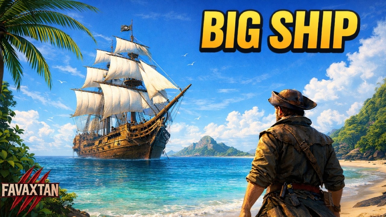 I found a HUGE ship and RESCUED a crew! | Windrose Survival Gameplay | Ep 5 #letsplay