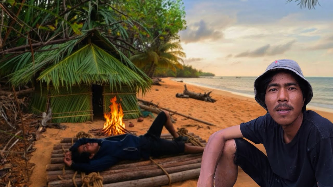 SOLO SURVIVAL 20 PULAU (9/20) | Bertahan Hidup di Pulau Tanpa Makan & Minum | Bikin Shelter