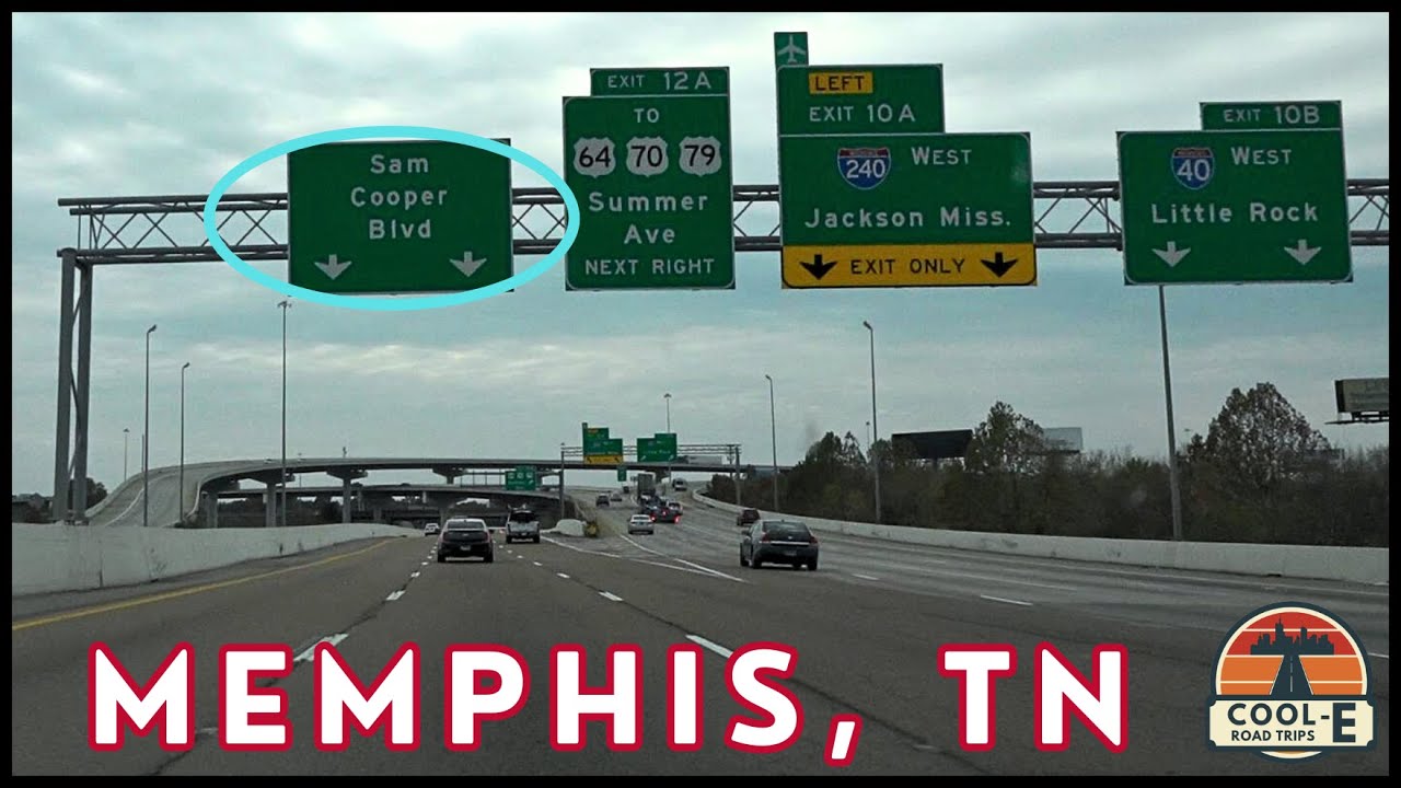 Memphis, TN - Sam Cooper Blvd WB (Canceled I-40 Freeway)