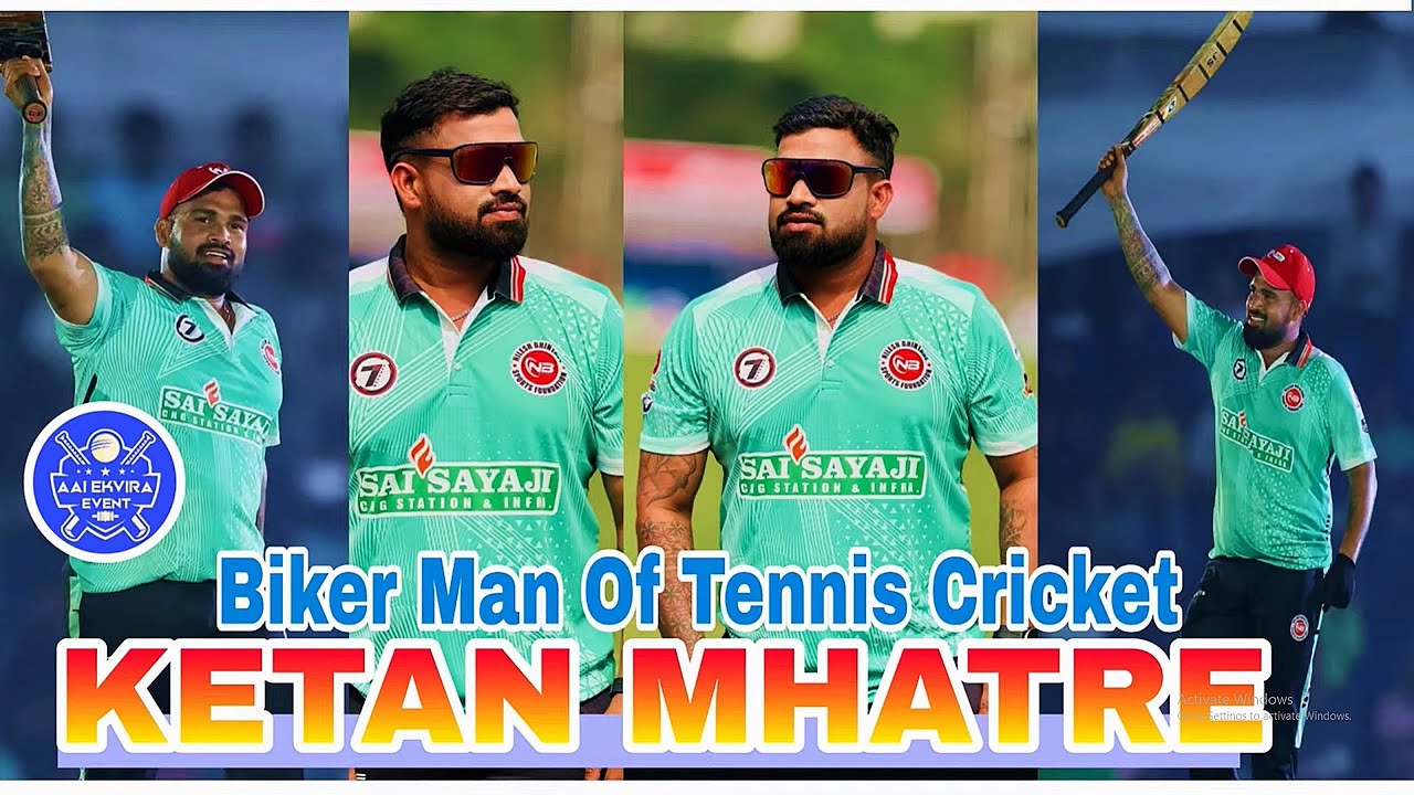 Ketan Mhatre most important inning AT- सरपचं चषक बूर्दुल #biker #virelreels #sixers