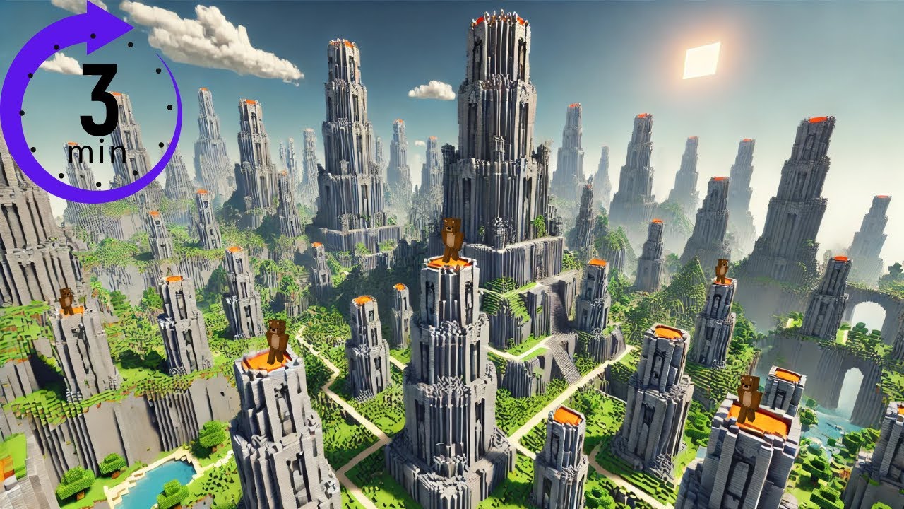 3 Minute Timer (Minecraft) - Tower Trouble!