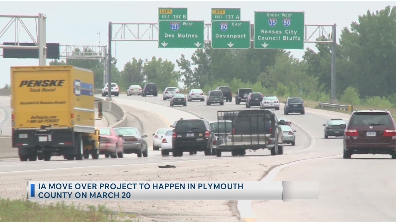 IA Move Over Project To Happen In Plymouth County On March 20