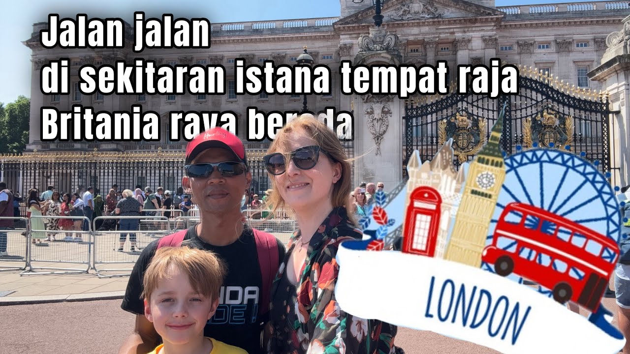 Jalan jalan di sekitaran istana tempat raja Britania raya berada