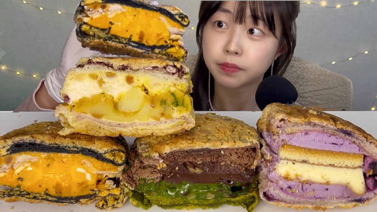 ENG) 그 유명한 어글리베이커리 맘모스빵✨ 꾸덕하고 달달하고 난리다 난리 MUKBANG ASMR CREAM BREAD