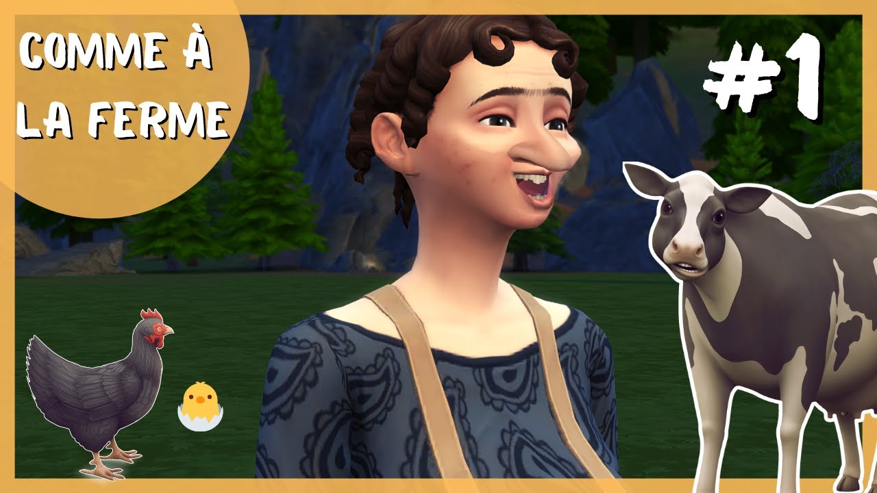 CHALLENGE 🐔 Comme à la ferme 🐄 Episode 1 - LES SIMS 4
