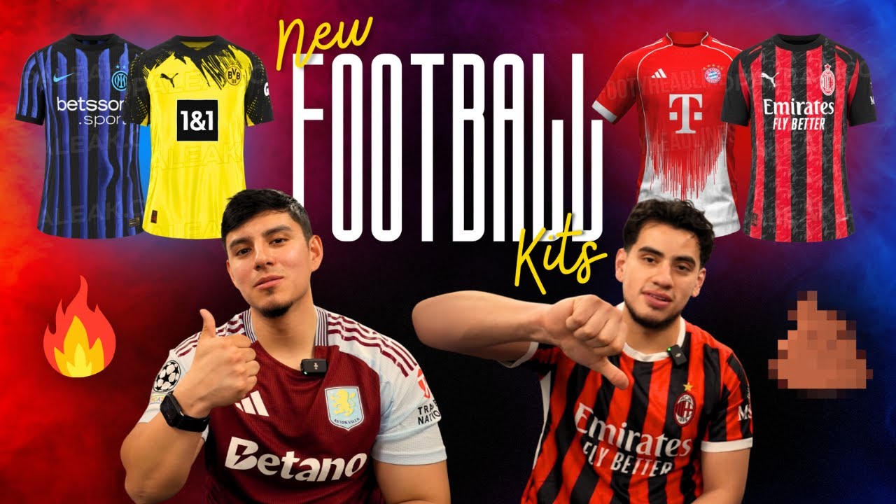Ranking the Leaked 2025 Football Kits!
