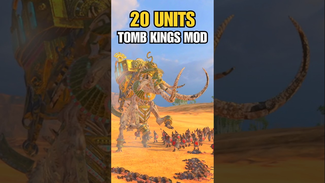 20 Best Units from the Tomb Kings Mod in Total War Warhammer 3