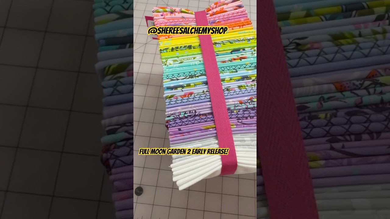 FQ Bundle Unboxing - Tula Pink Full Moon Garden 2 #quilting #etsyseller