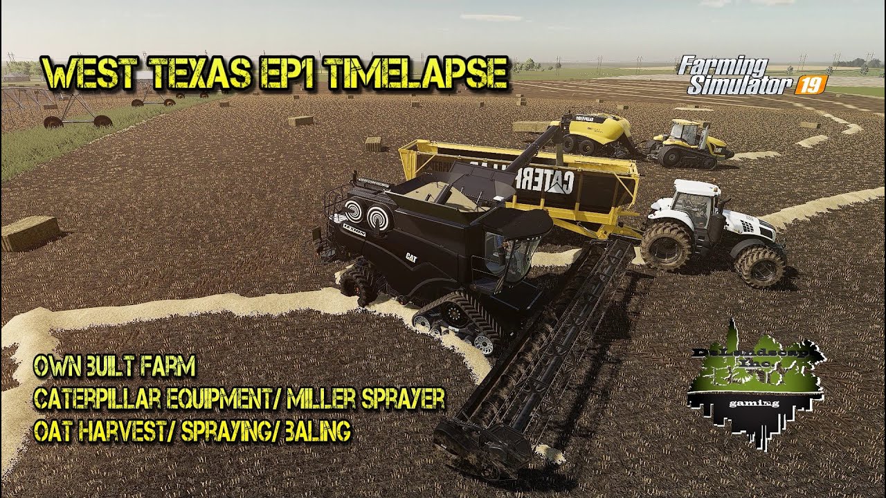 WEST TEXAS EP1 TIMELAPSE FARMING SIMULATOR 19 FS19