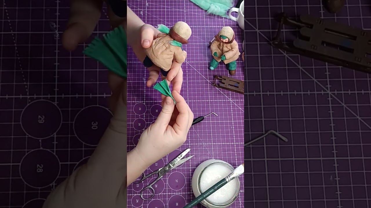 Шарфик для ватной куколки