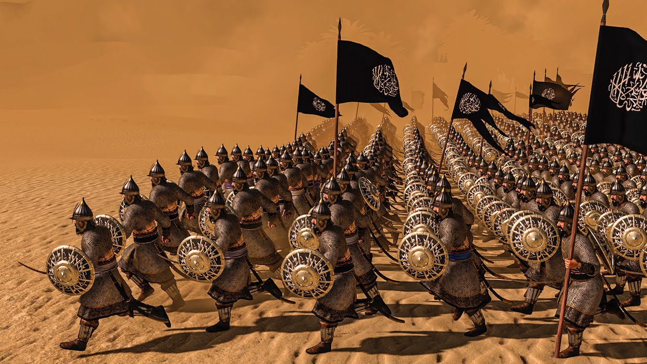 Saladin’s Army Attacks the Templars in a Storm | Mount & Blade II: Bannerlord
