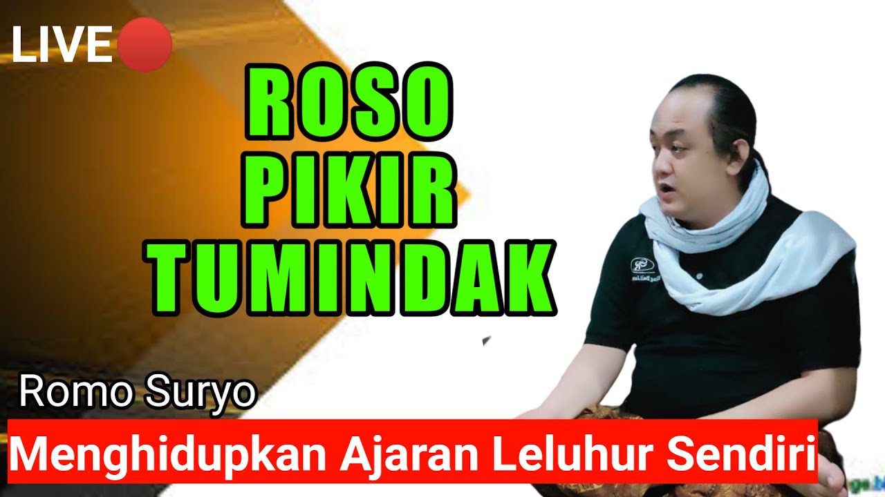 🔴LIVE !! Kupas Ilmu Jawa Kuno. Romo Suryo