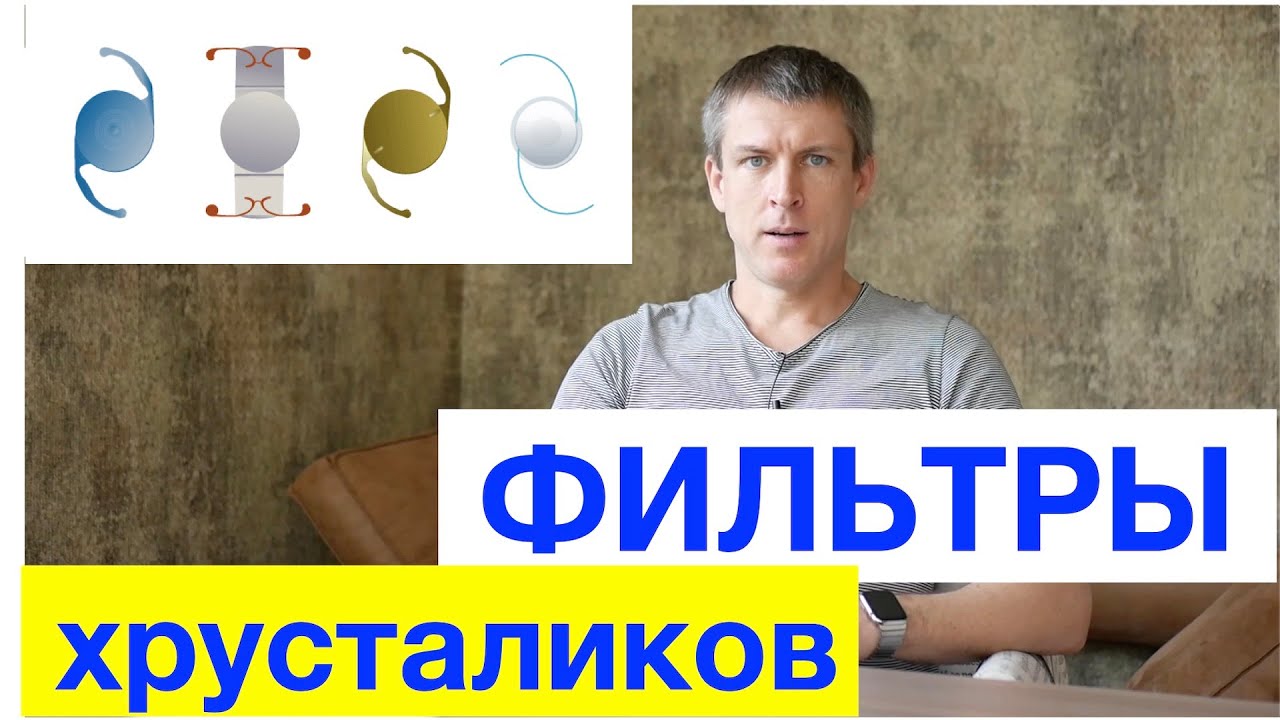 Замена хрусталика глаза: желтый хрусталик и фильтры для глаз