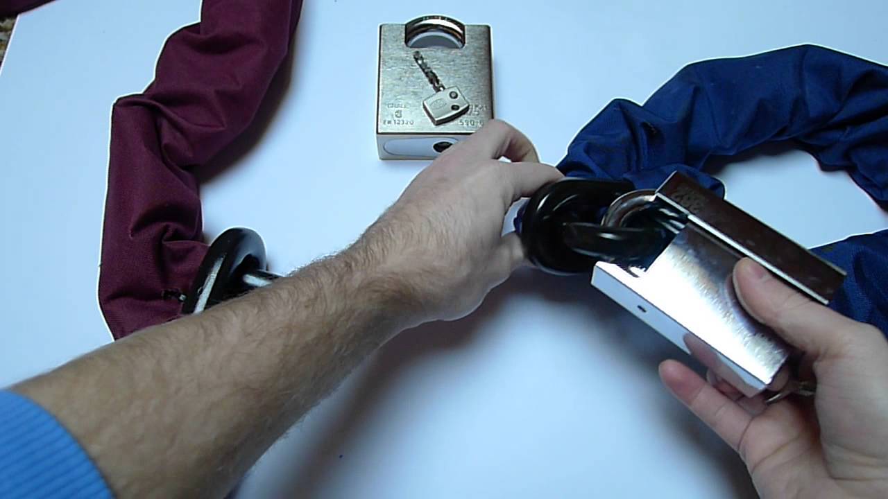 Almax Security Chain Immobiliser Series III 16mm and Immobiliser Series IV 19mm + Padlocks