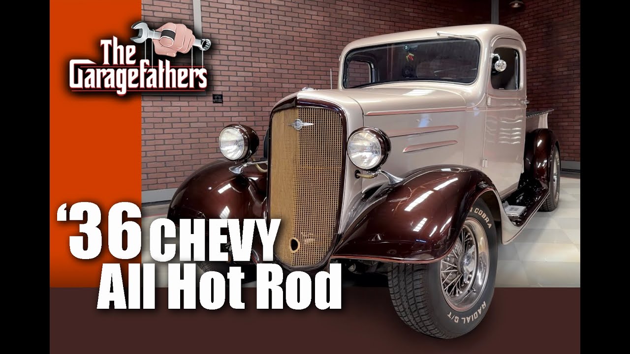 1936 Chevrolet Hot Rod Pickup Is Sure to Take Your Breath Away! #hotrodtruck, #fast #rod