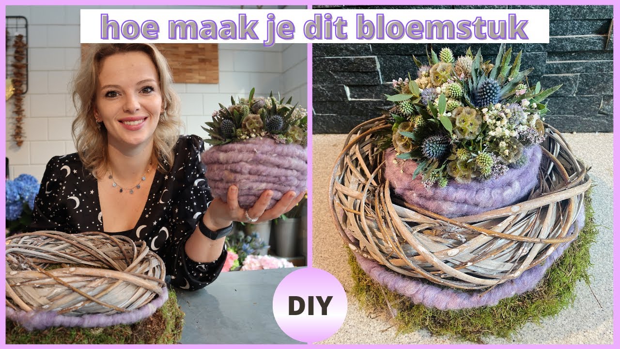 Hoe maak je dit BLOEMSTUK | DIY cursus bloemschikken #96 | Carlein Tukkers