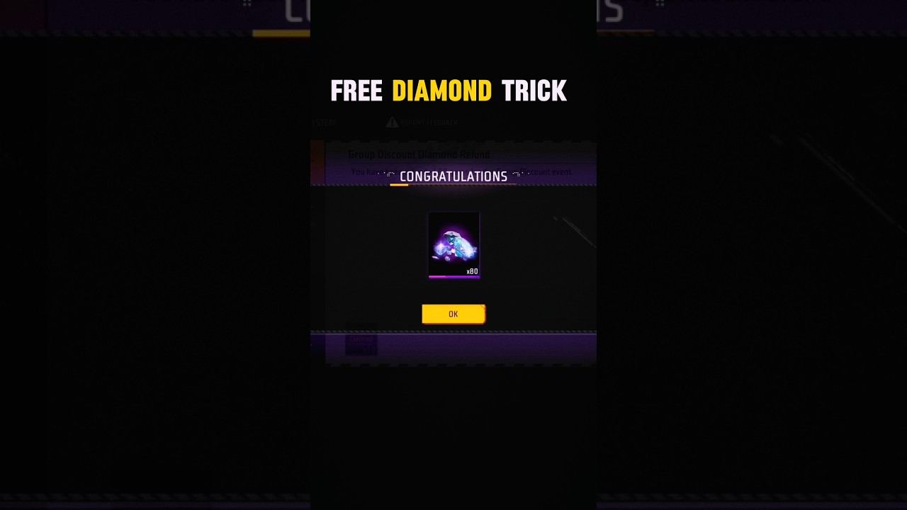 New Free Diamond Trick 💎 2025 &ndash; 100% Working!#freefire#frefireshorts  #ahirgamingyt