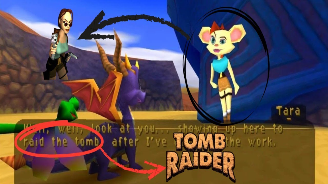 LARA CROFT IN SPYRO!?