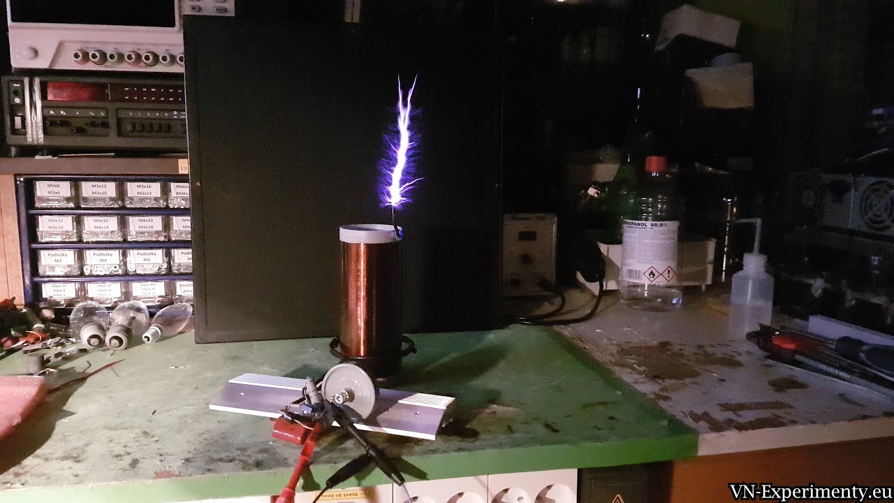 Mini SSTC 1MHz - Higher Power ! + DC input and 1MHz plasma ball #2/3