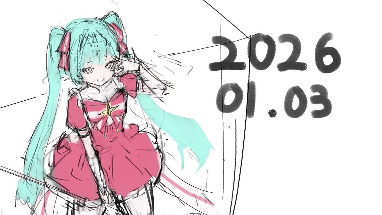 Drawing RKGK (Retry Now_miku)