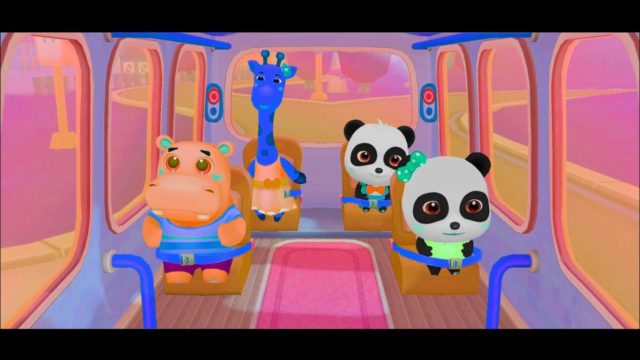Baby Panda's School Bus - Let's Drive! | Game For Kids| BabyBus