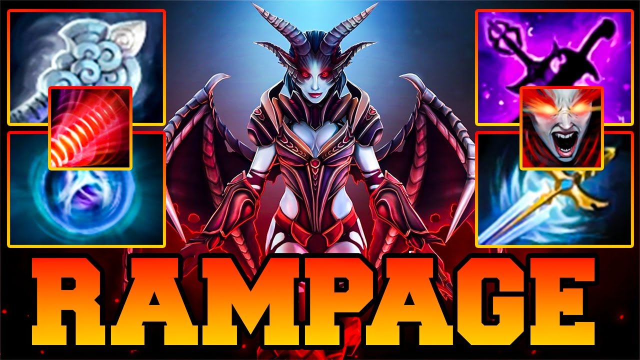 QOP Dota 2 Mid Rampage Carry Meta - Best Queen OF Pain Build Pro Gameplay Guide Tutorial 7.33